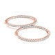 Inside Out Hoop Earrings .9 Inch (23mm)