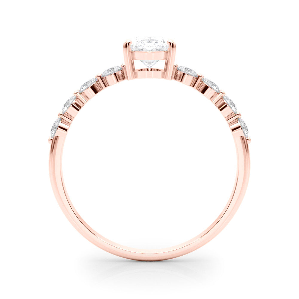 Oval Diamond Engagement Ring