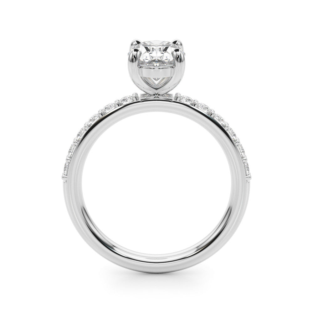 Oval Diamond Engagement Ring