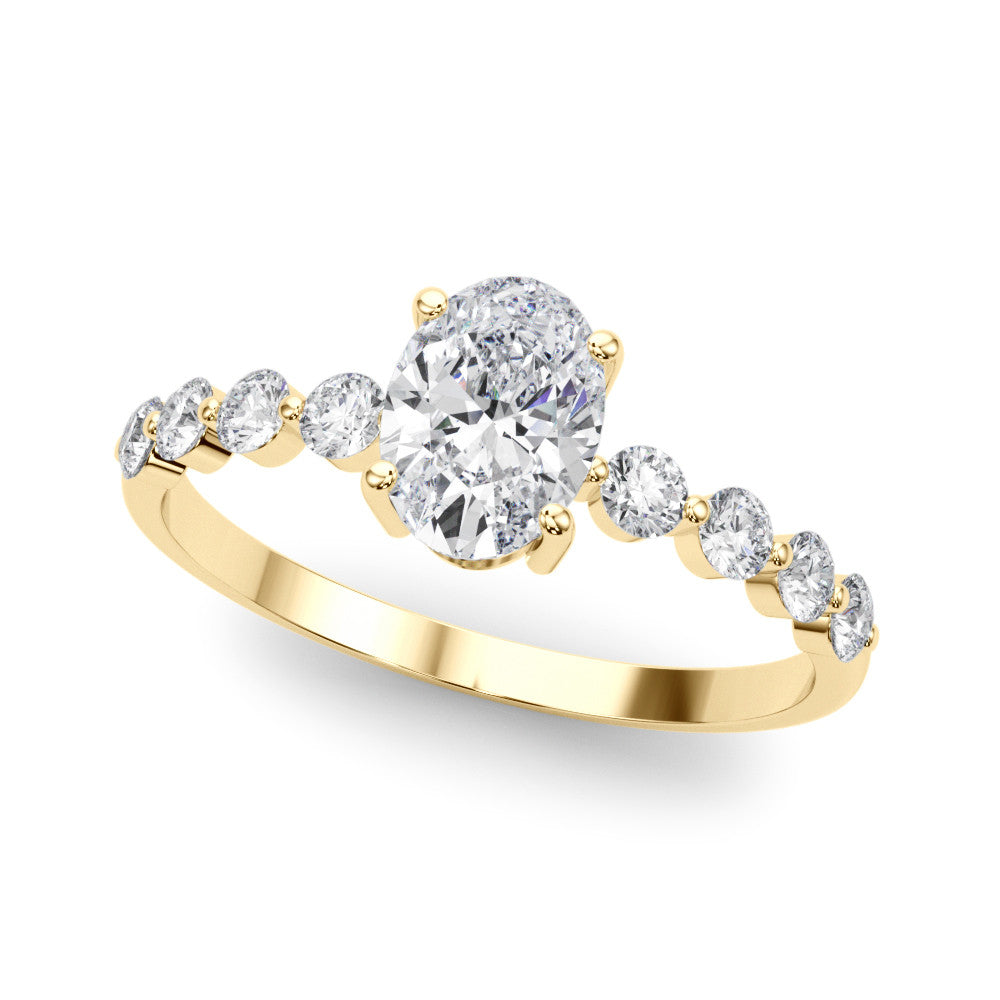 Oval Diamond Engagement Ring