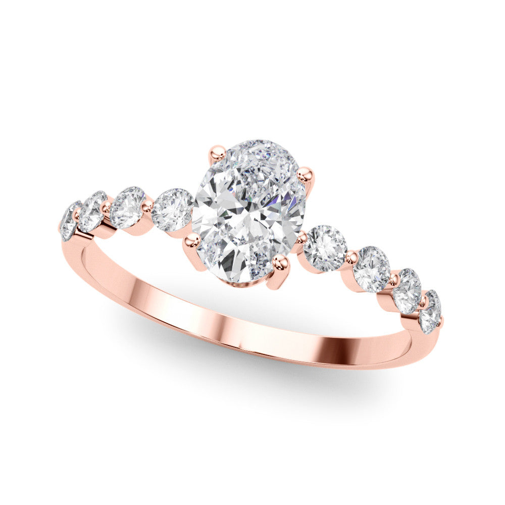 Oval Diamond Engagement Ring