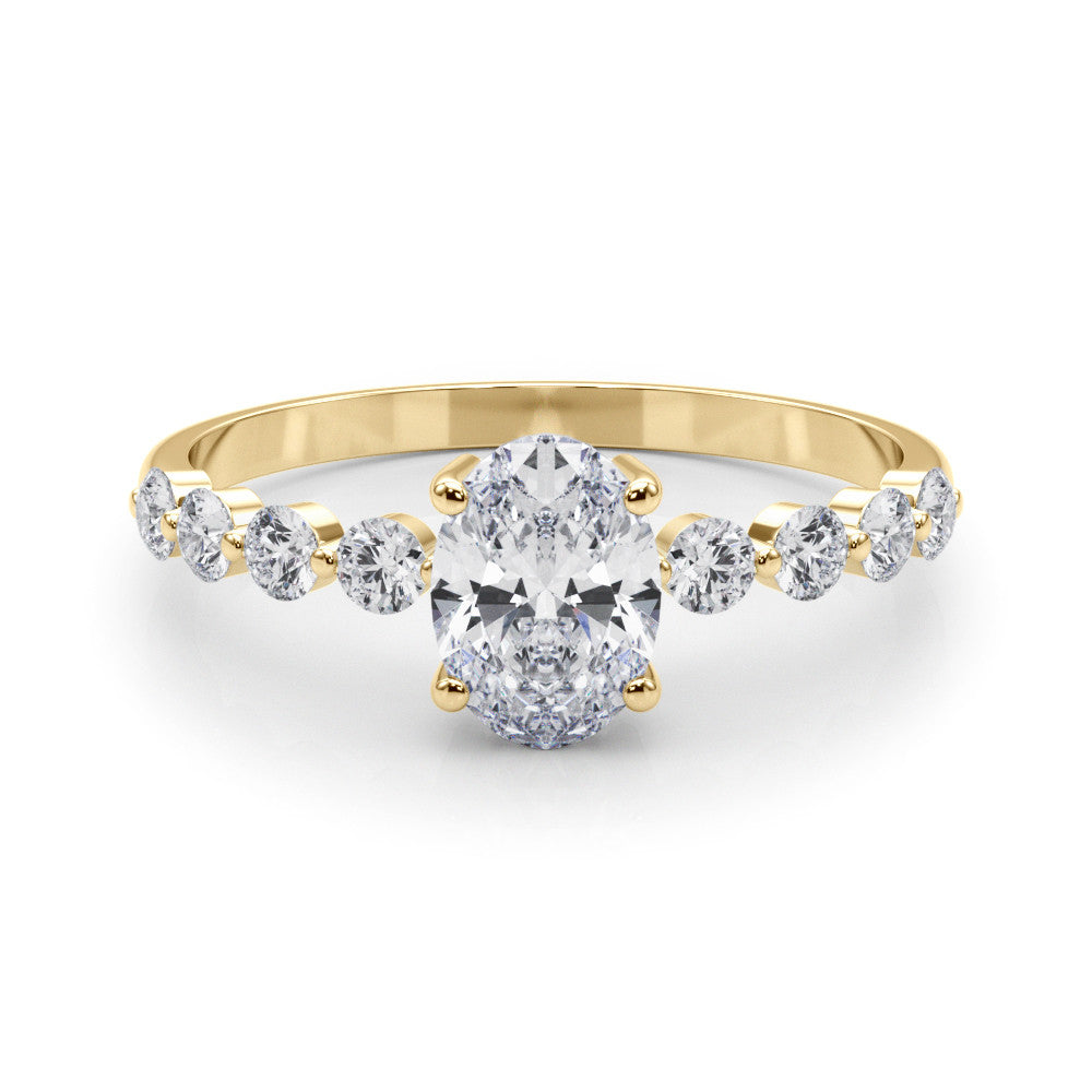 Oval Diamond Engagement Ring