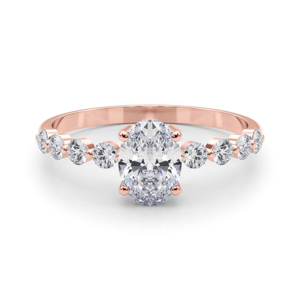 Oval Diamond Engagement Ring