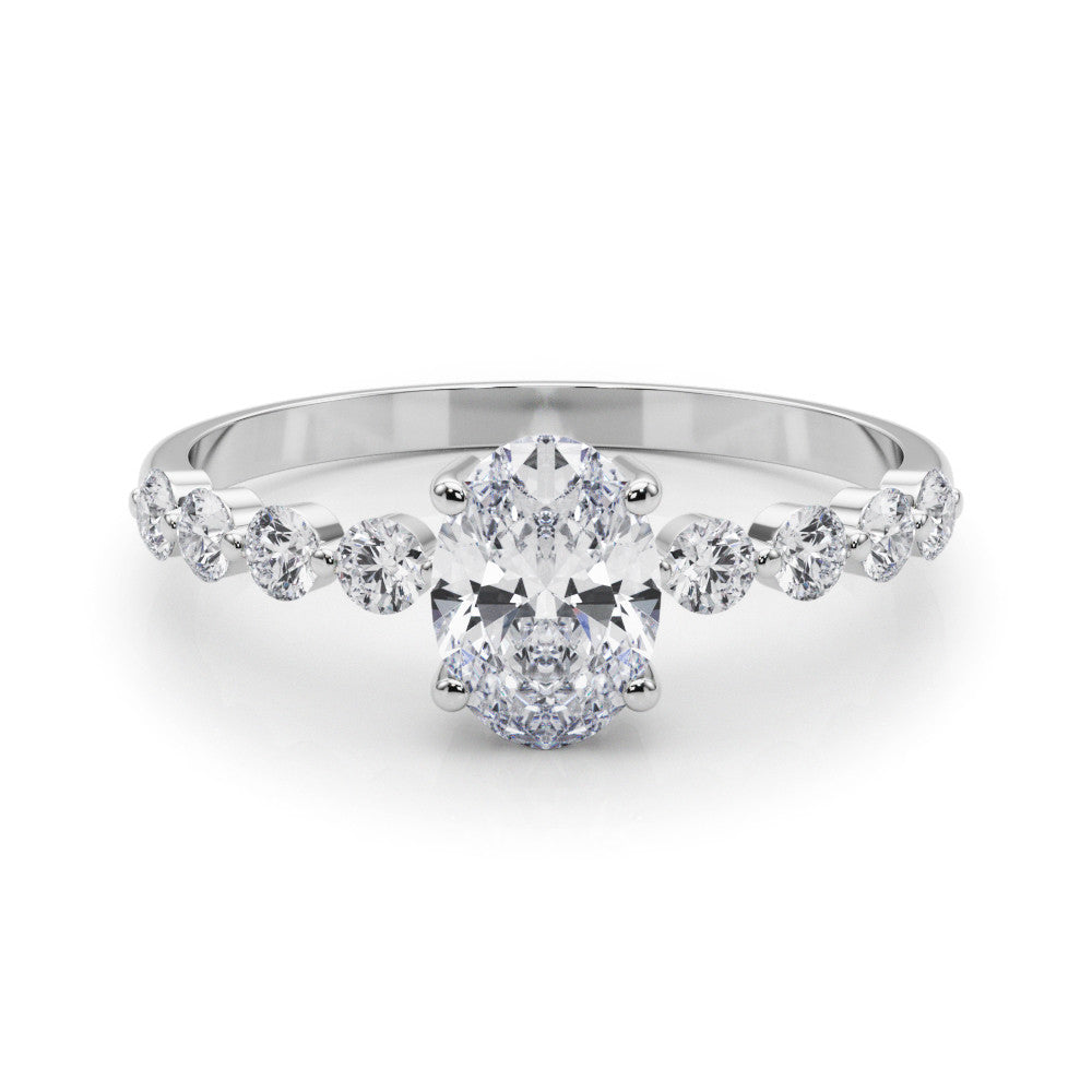 Oval Diamond Engagement Ring