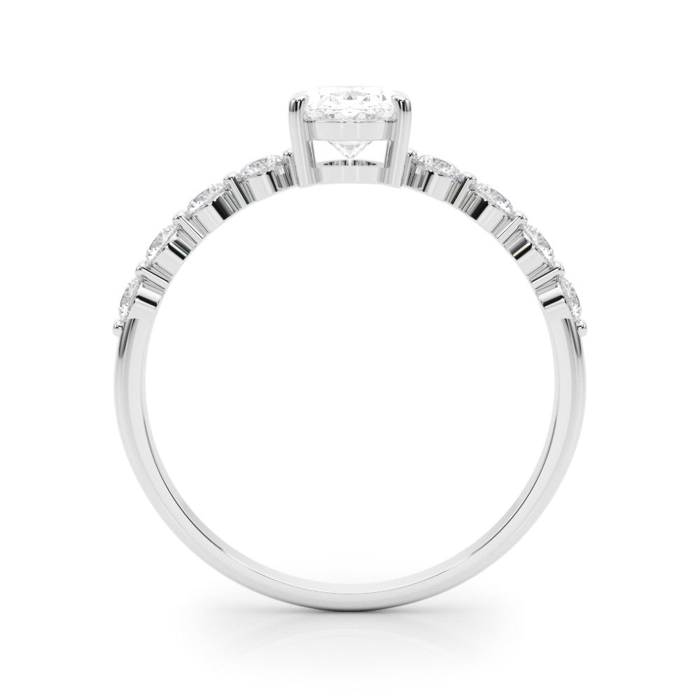 Oval Diamond Engagement Ring