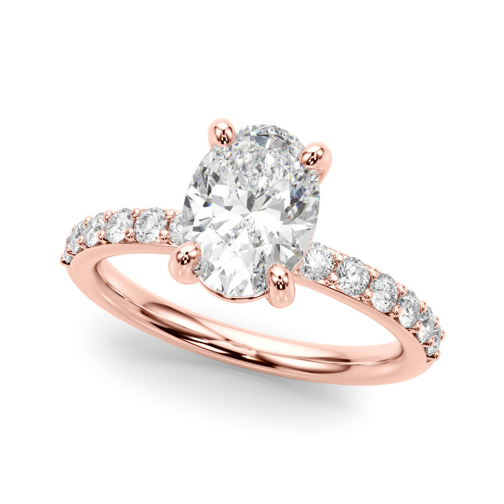 Oval Diamond Engagement Ring