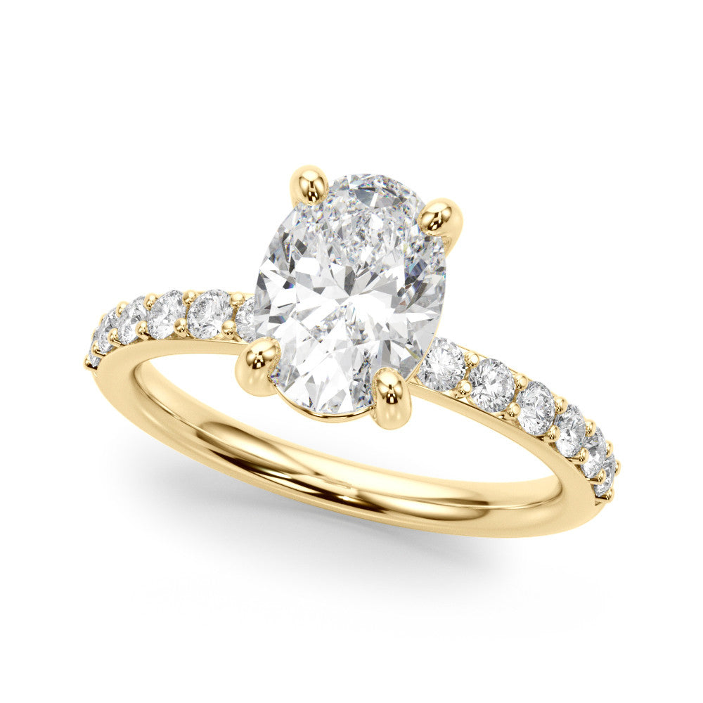 Oval Diamond Engagement Ring