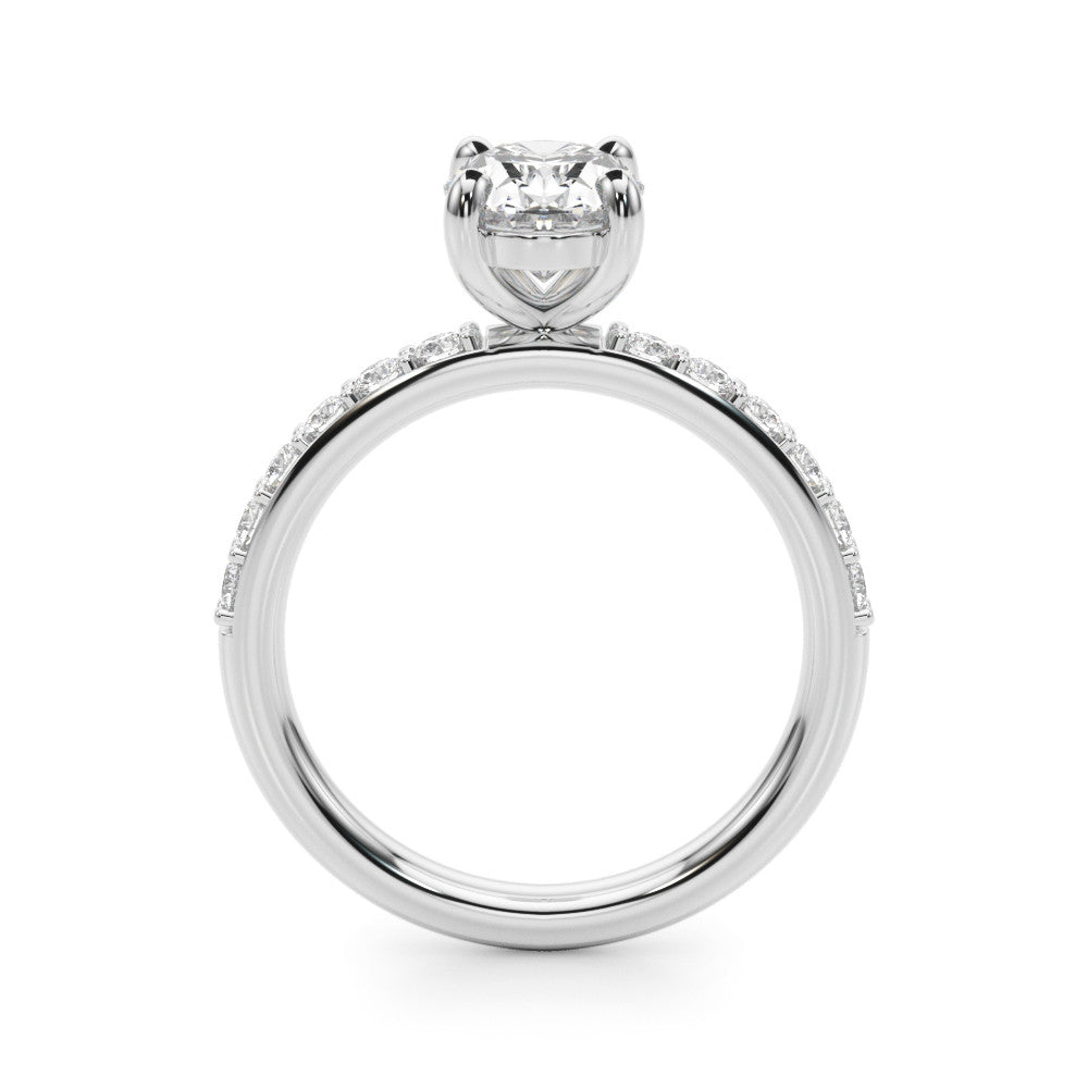 Oval Diamond Engagement Ring