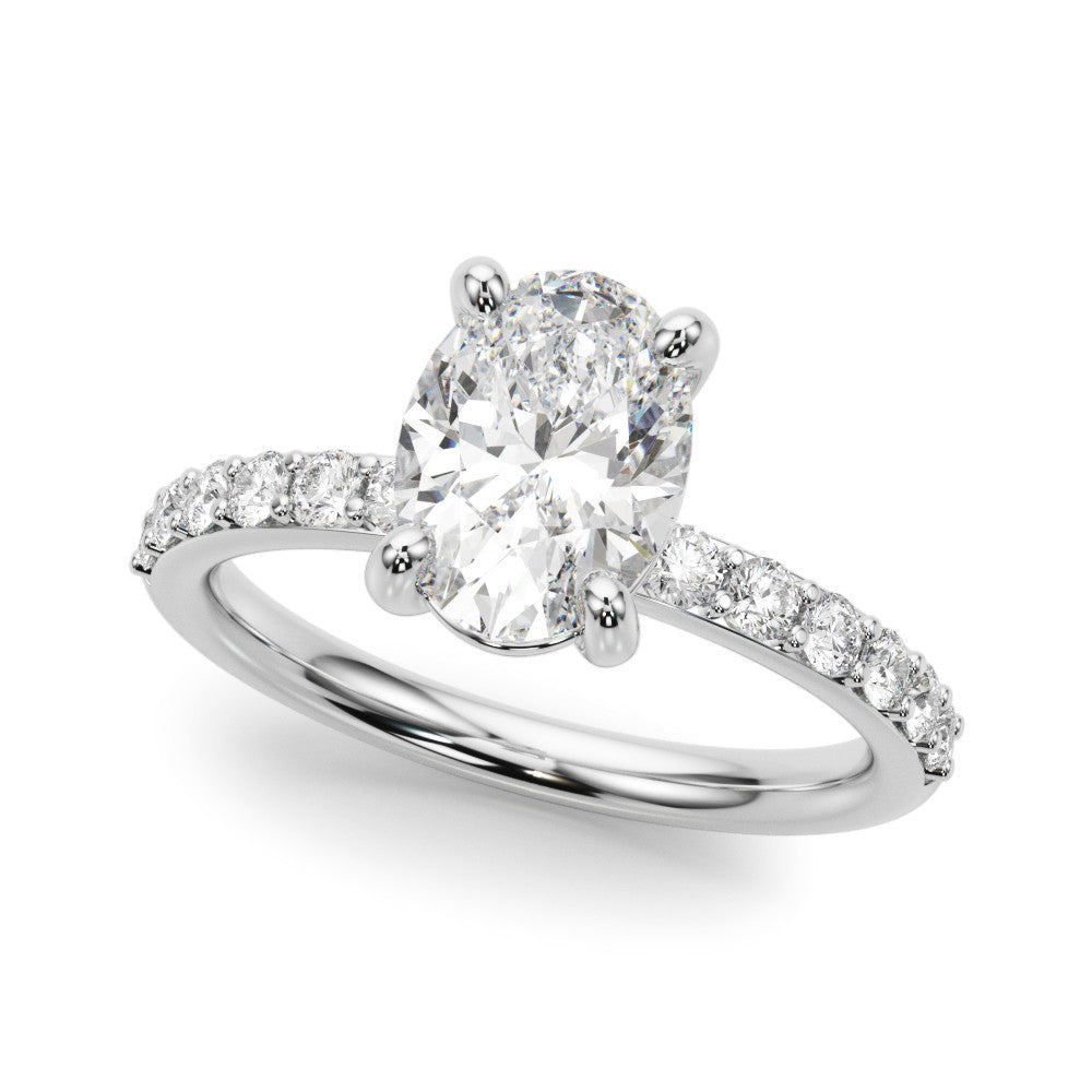 Oval Diamond Engagement Ring