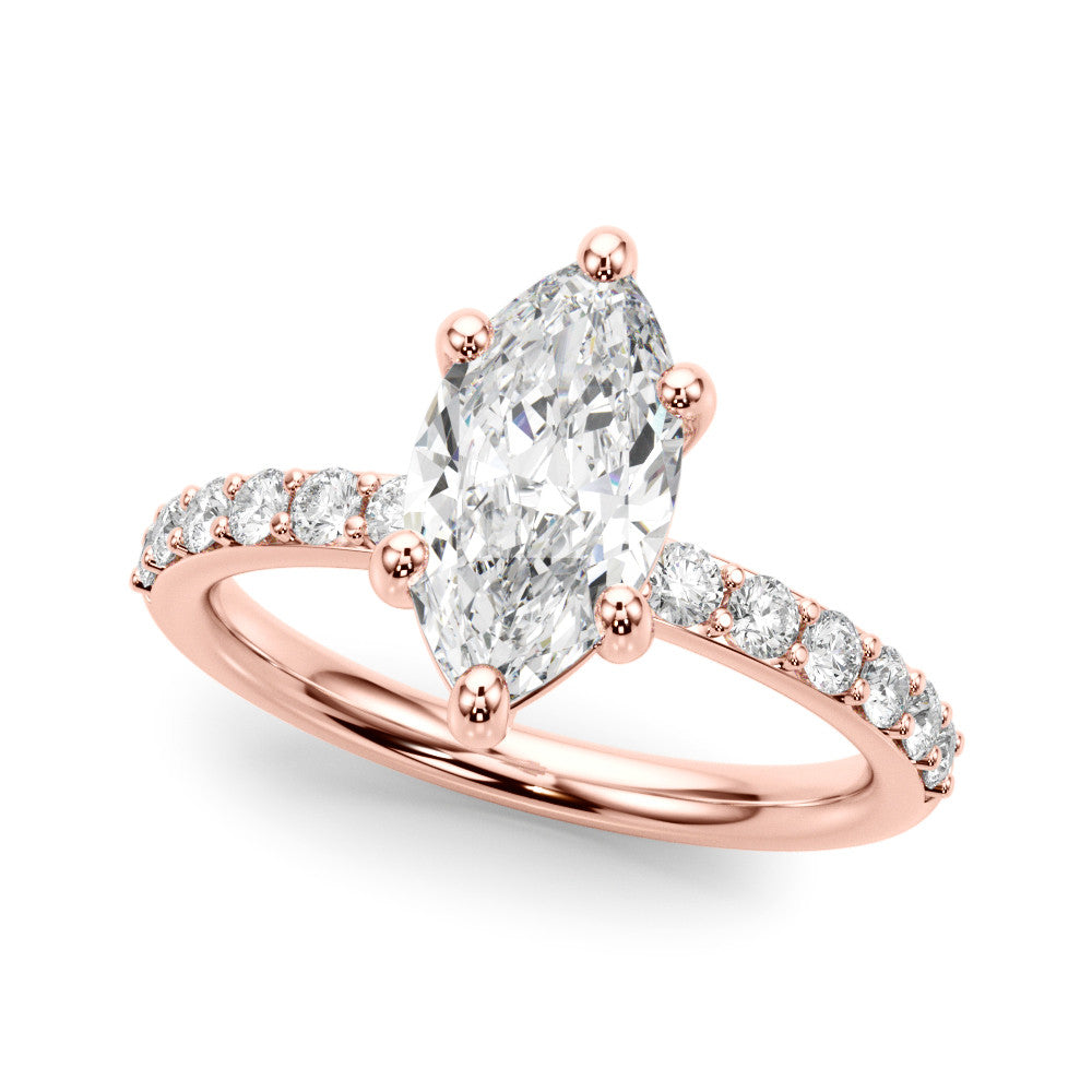 Marquise Diamond Engagement Ring