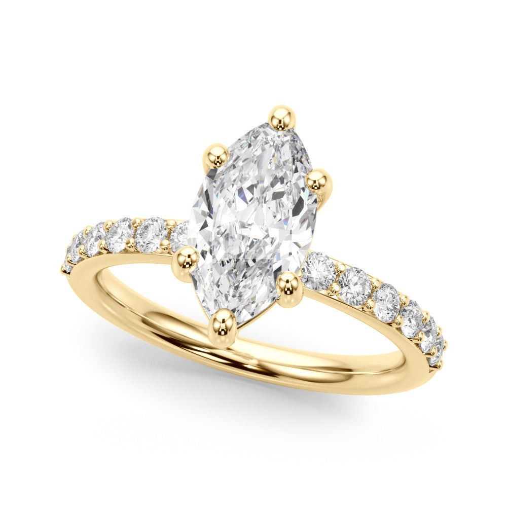 Marquise Diamond Engagement Ring