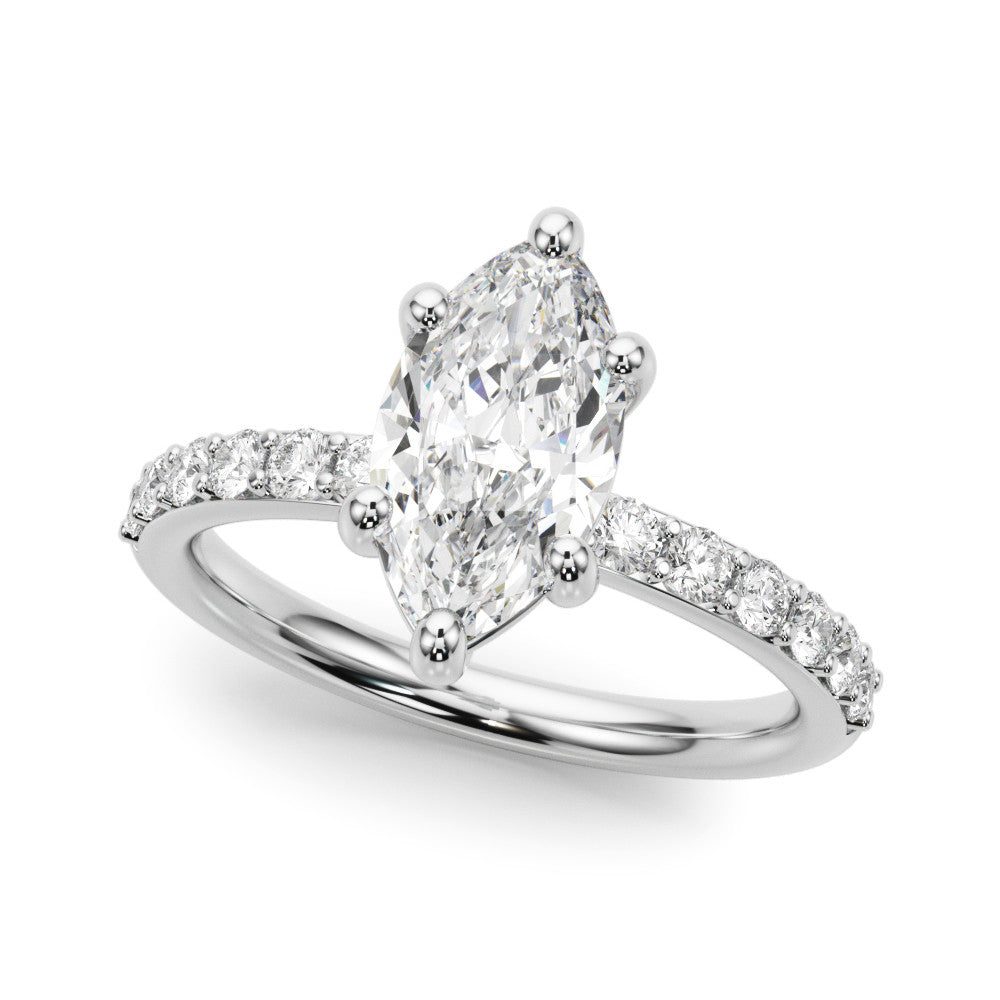 Marquise Diamond Engagement Ring