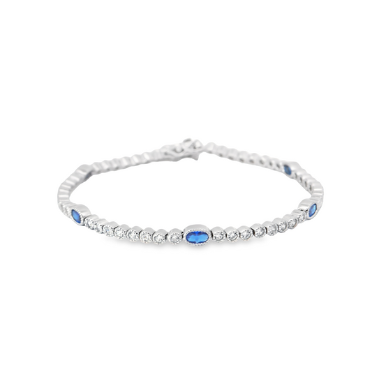 Sapphire CZ bracelet