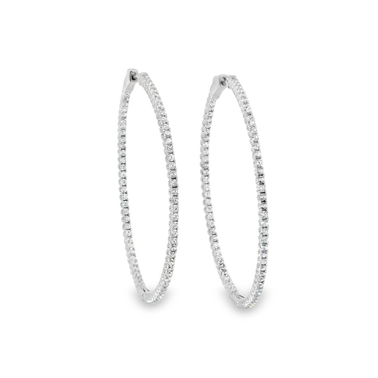 Large In and Out Hoop Earring