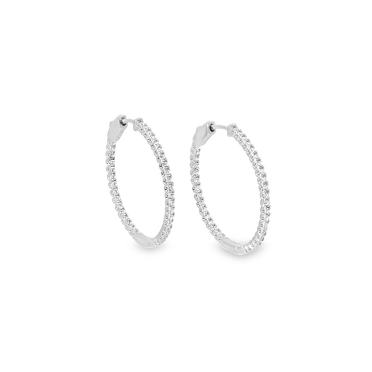 In and Out Hoop Earrings