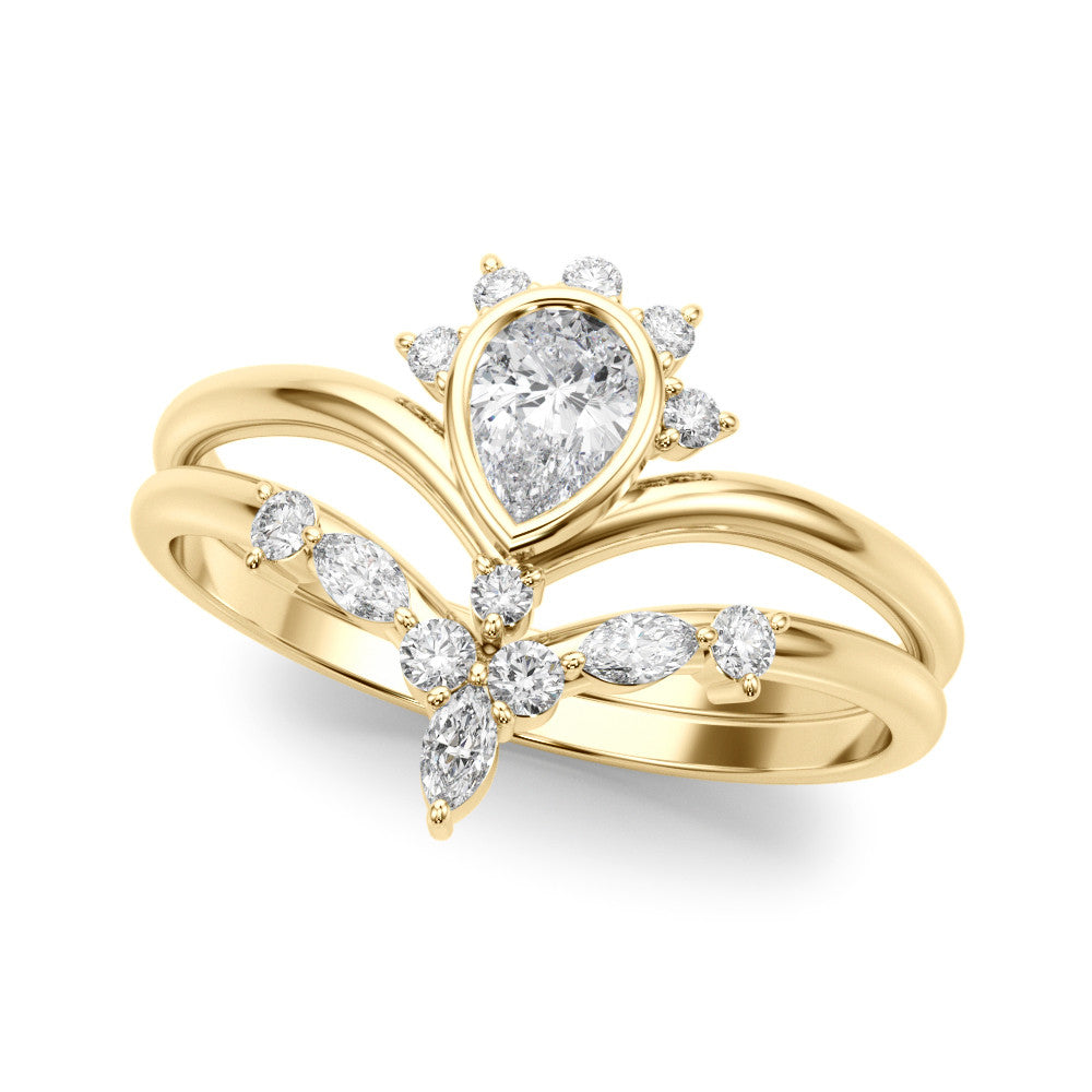 Chevron Fashion Diamond Ring