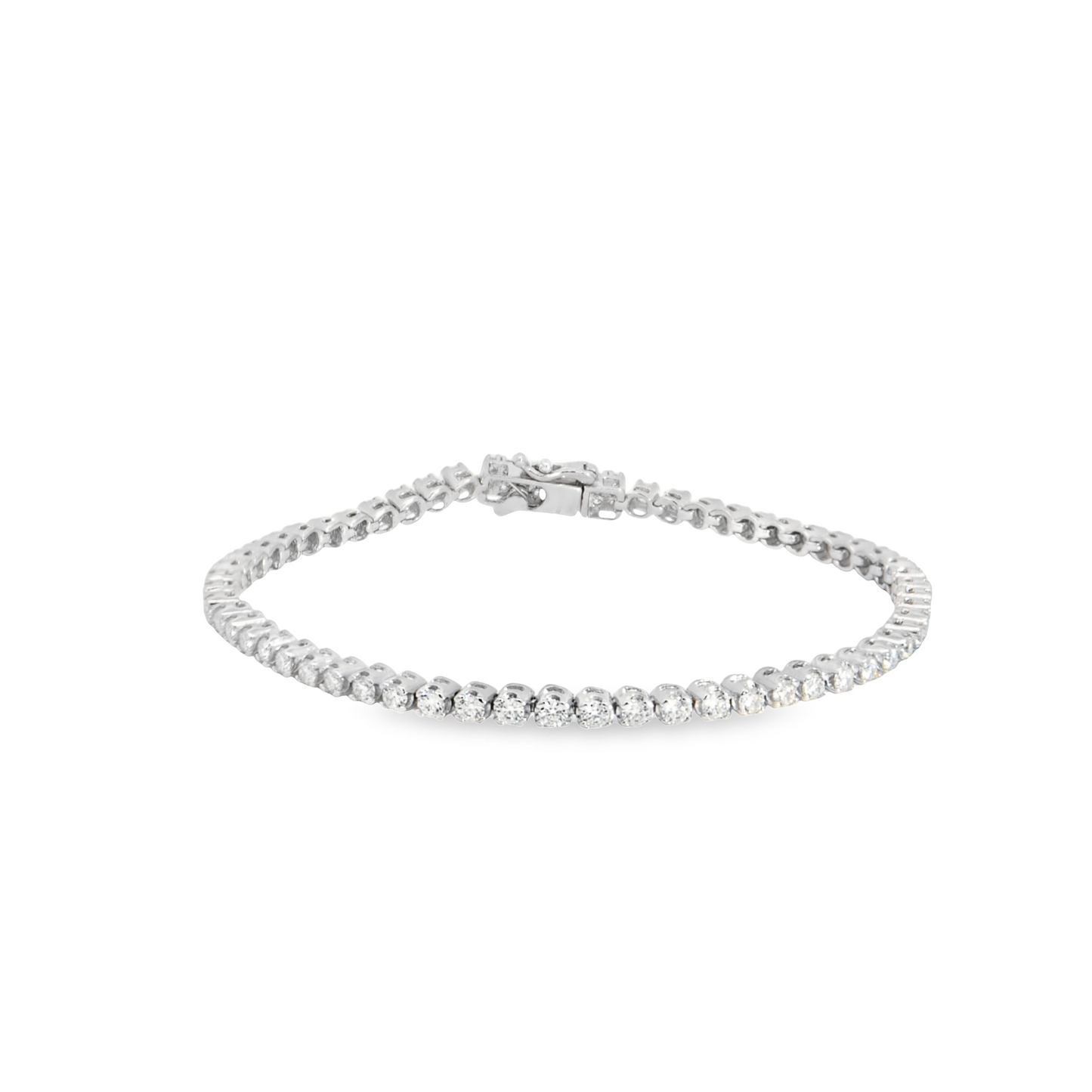 Moissanite Bubble Tennis Bracelet