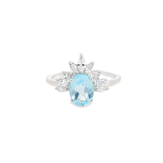 Blue Topaz Ring