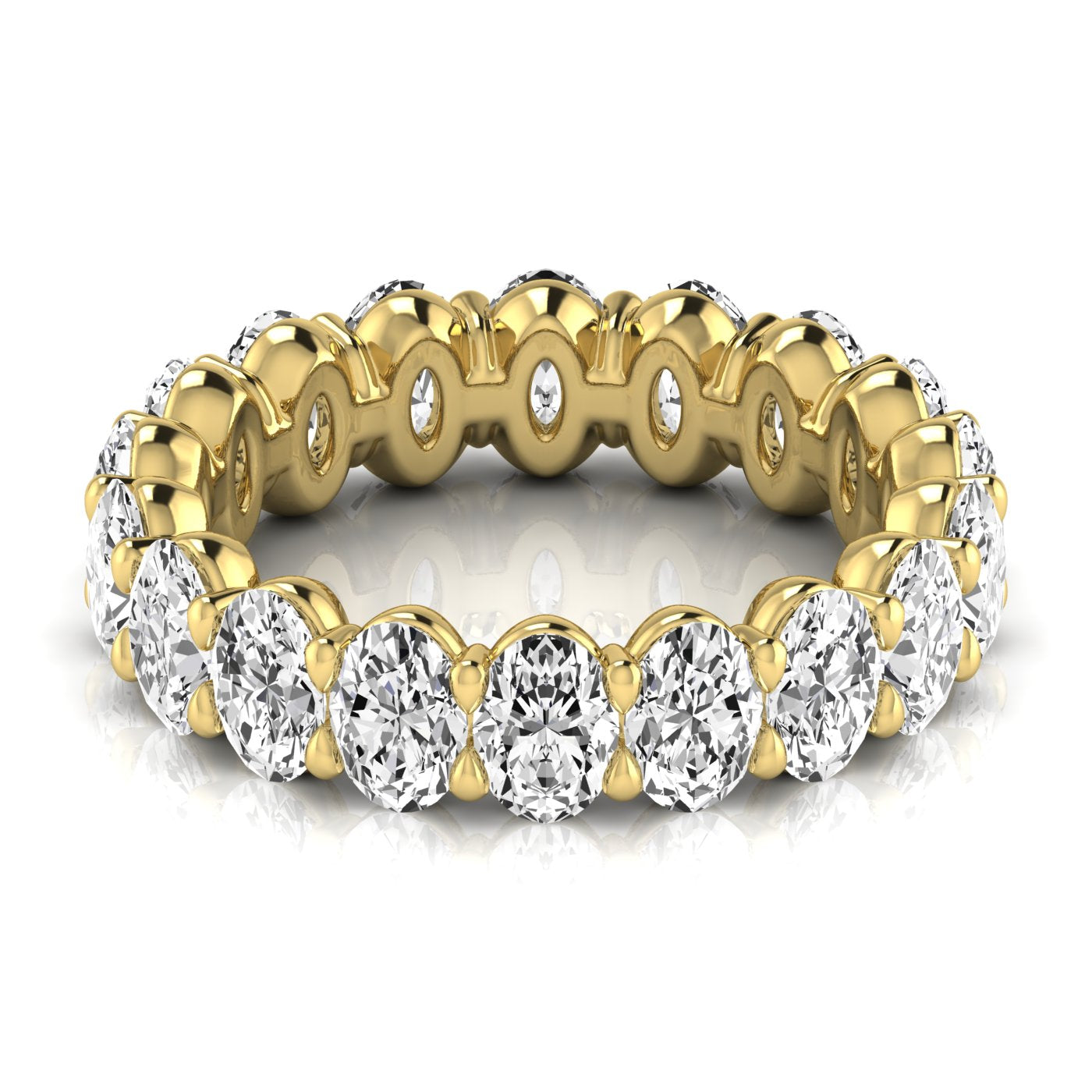 Oval Diamond Eternity Band 20pt Diamonds