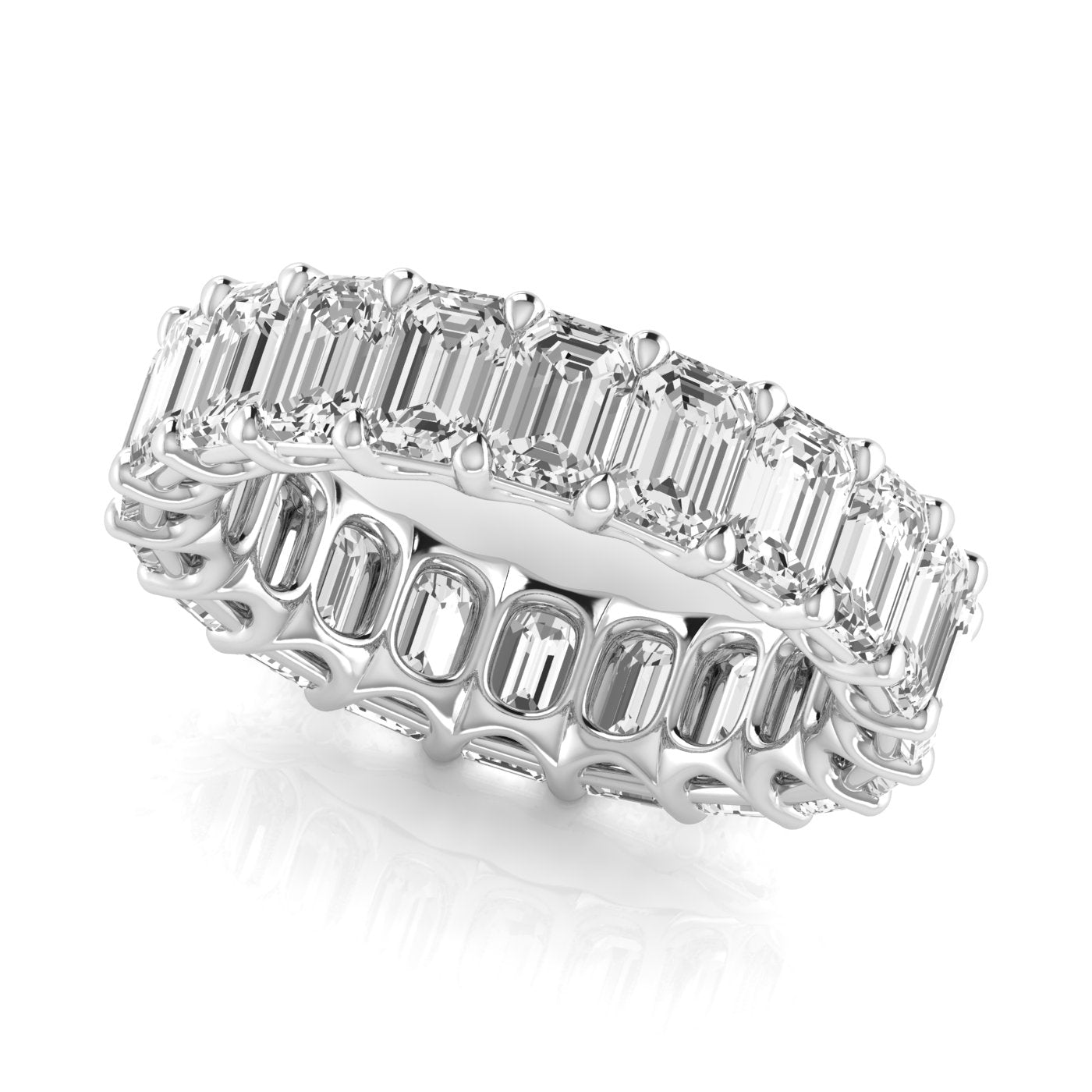 Emerald Cut Eternity Band 30pt Diamonds