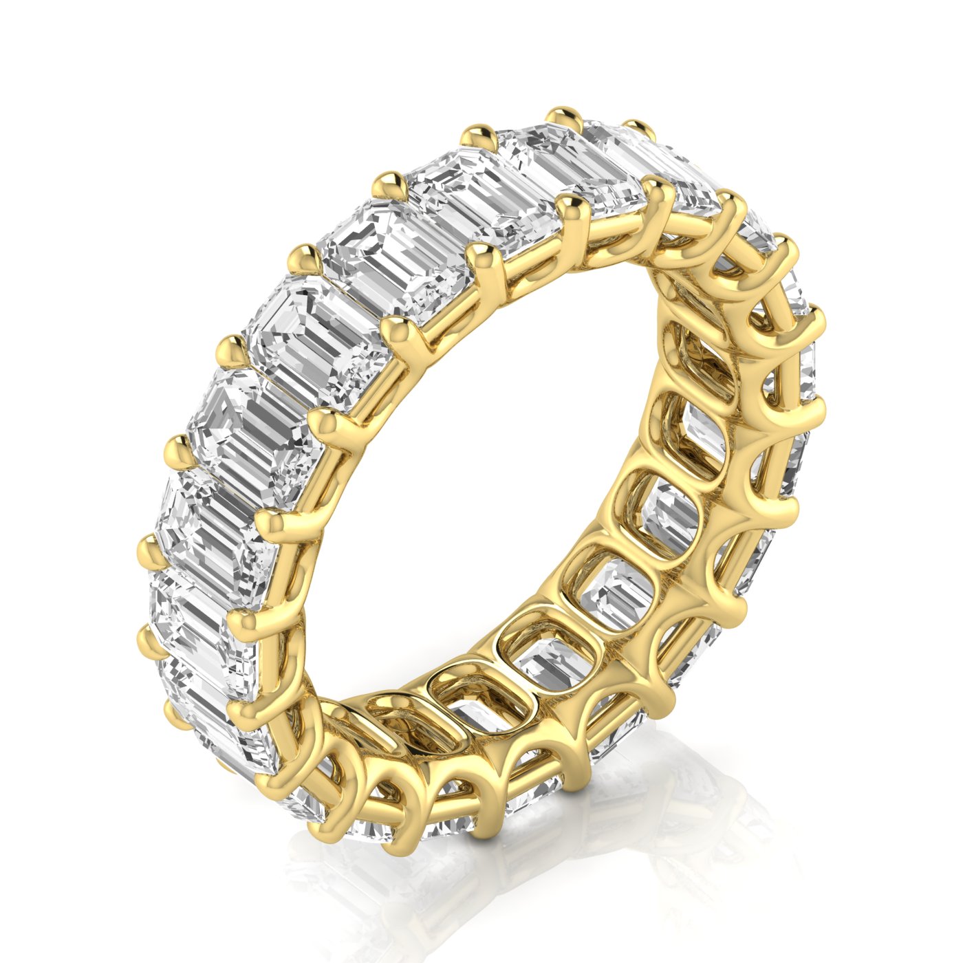 Emerald Cut Eternity Band 30pt Diamonds