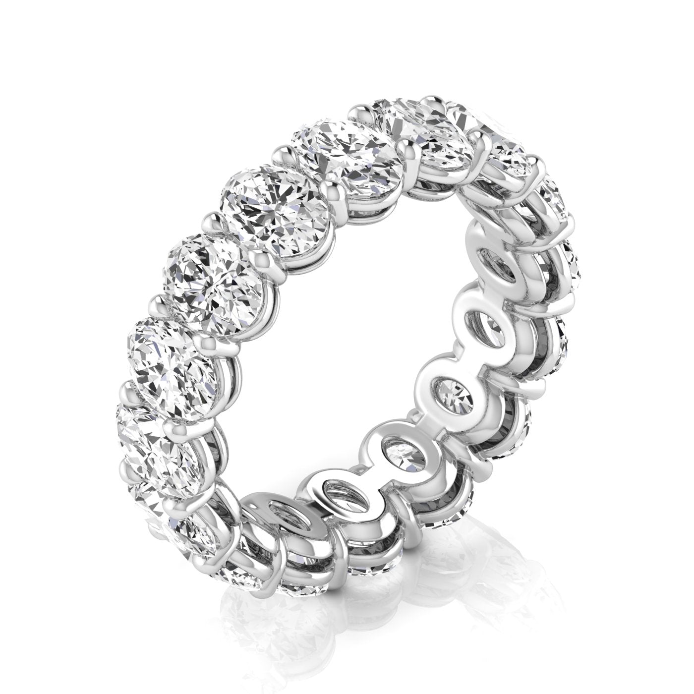 Oval Cut Diamond Eternity Band 33pt Diamonds