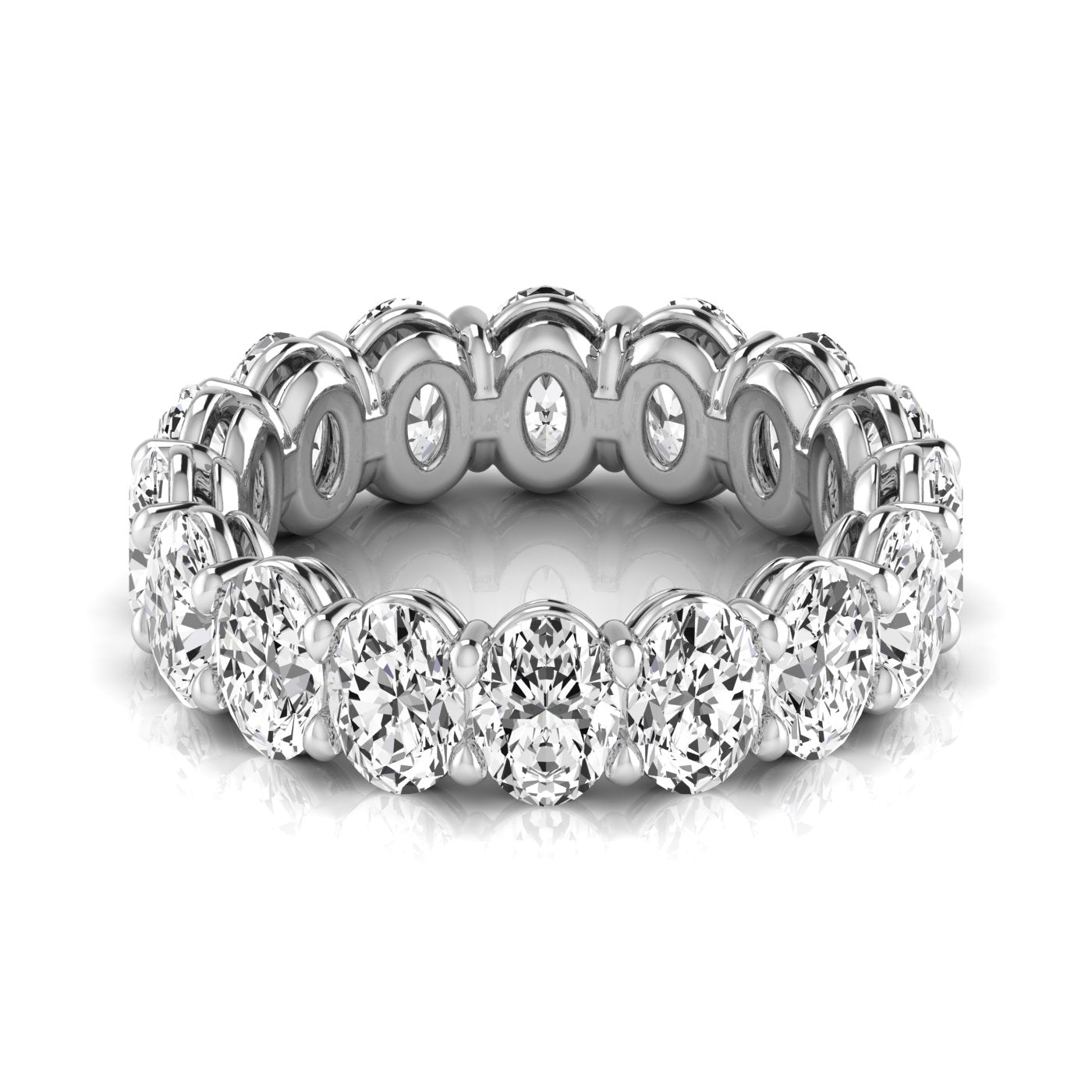 Oval Cut Diamond Eternity Band 33pt Diamonds