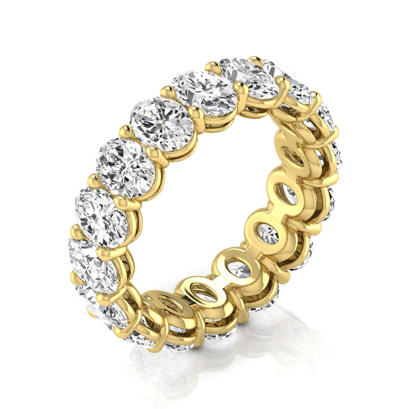 Oval Cut Diamond Eternity Band 33pt Diamonds