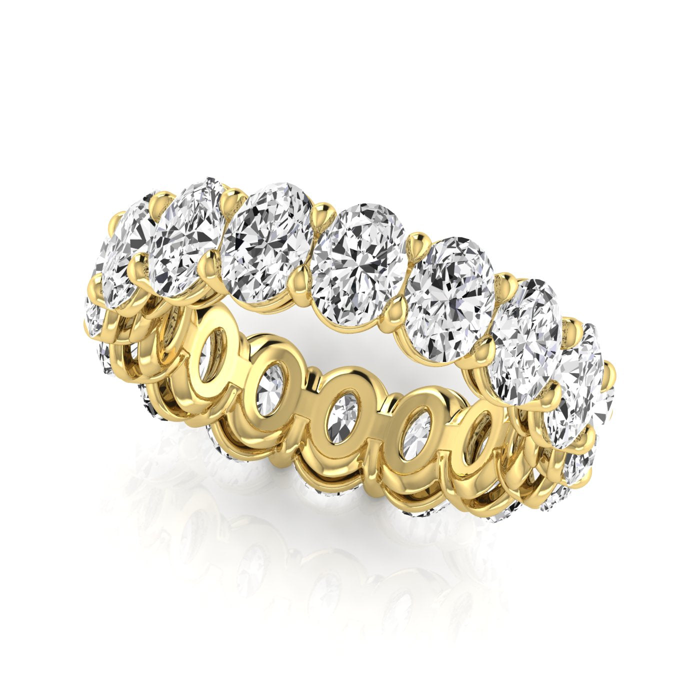 Oval Cut Diamond Eternity Band 33pt Diamonds