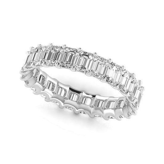 Emerald Cut Eternity Band 20pt Diamonds