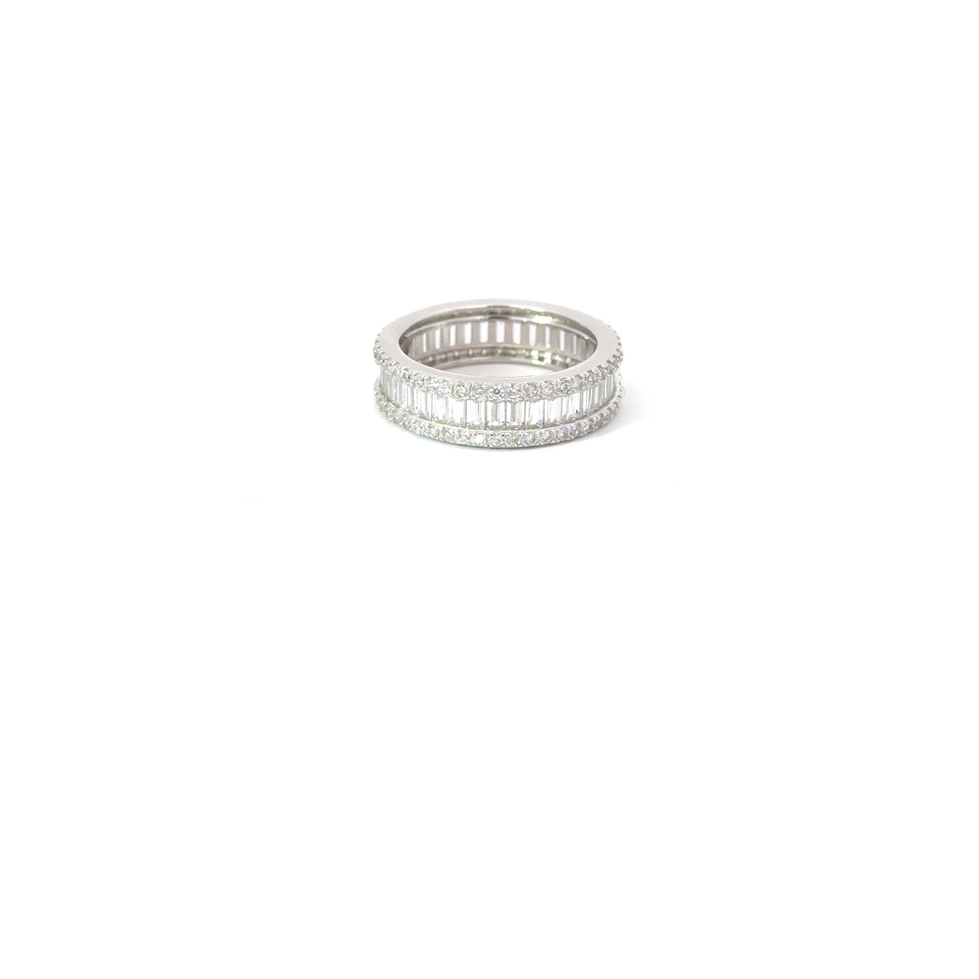 Baguette Eternity Band Ring – Chloe display picture 1