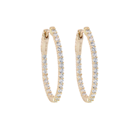 In and Out Hoop Earrings