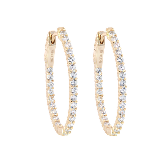 In and Out Hoop Earrings