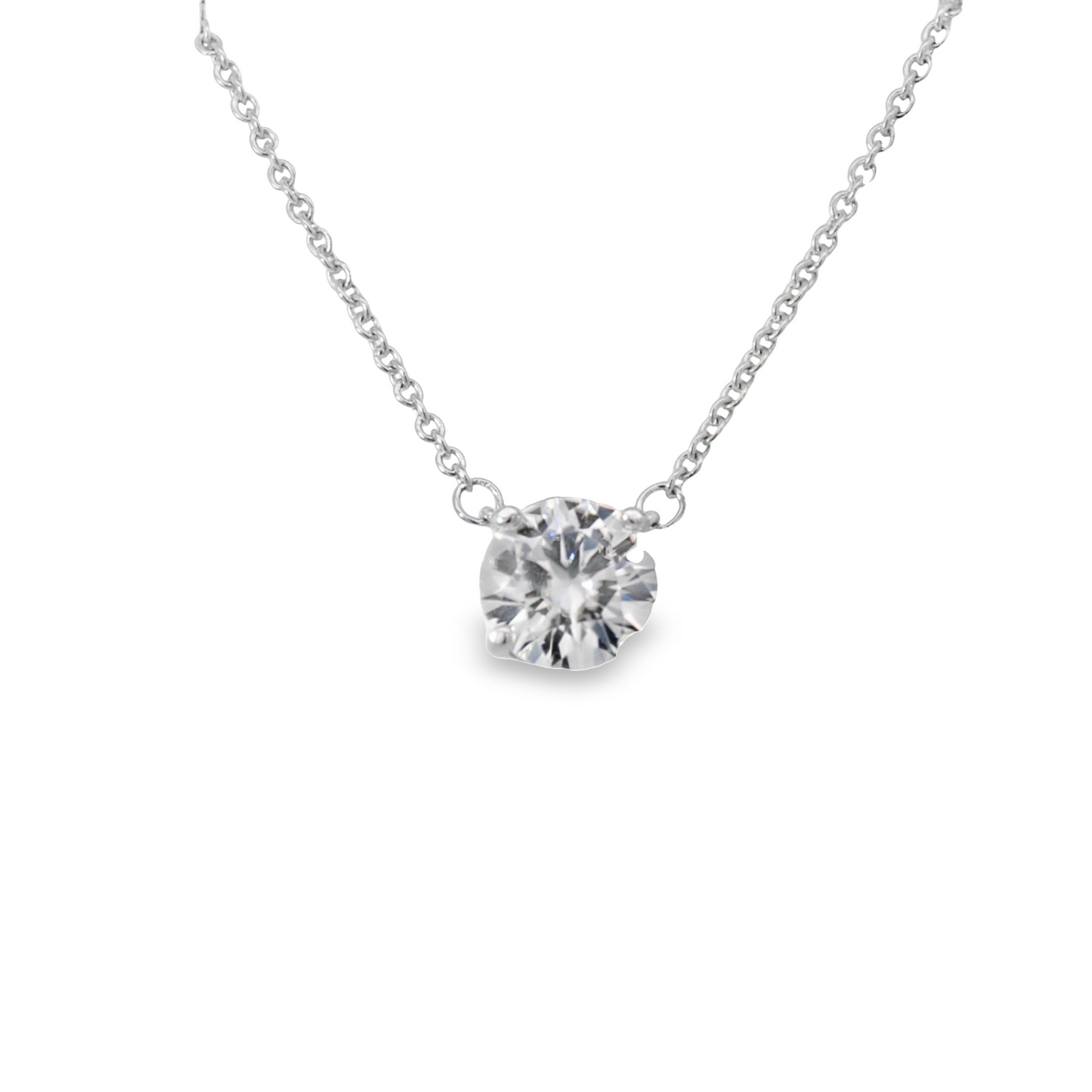 Moissanite Solitaire Necklace