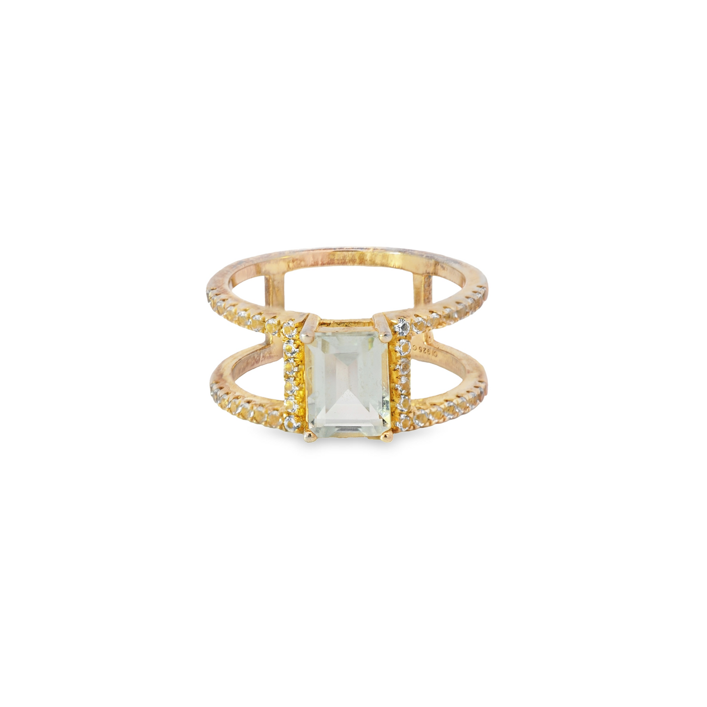 Green Amethyst Ring