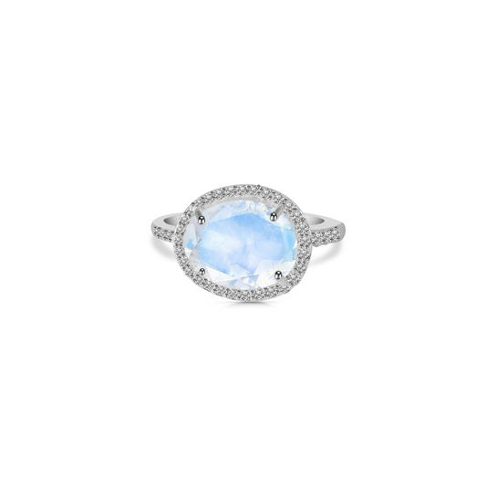 Oval Moonstone Ring